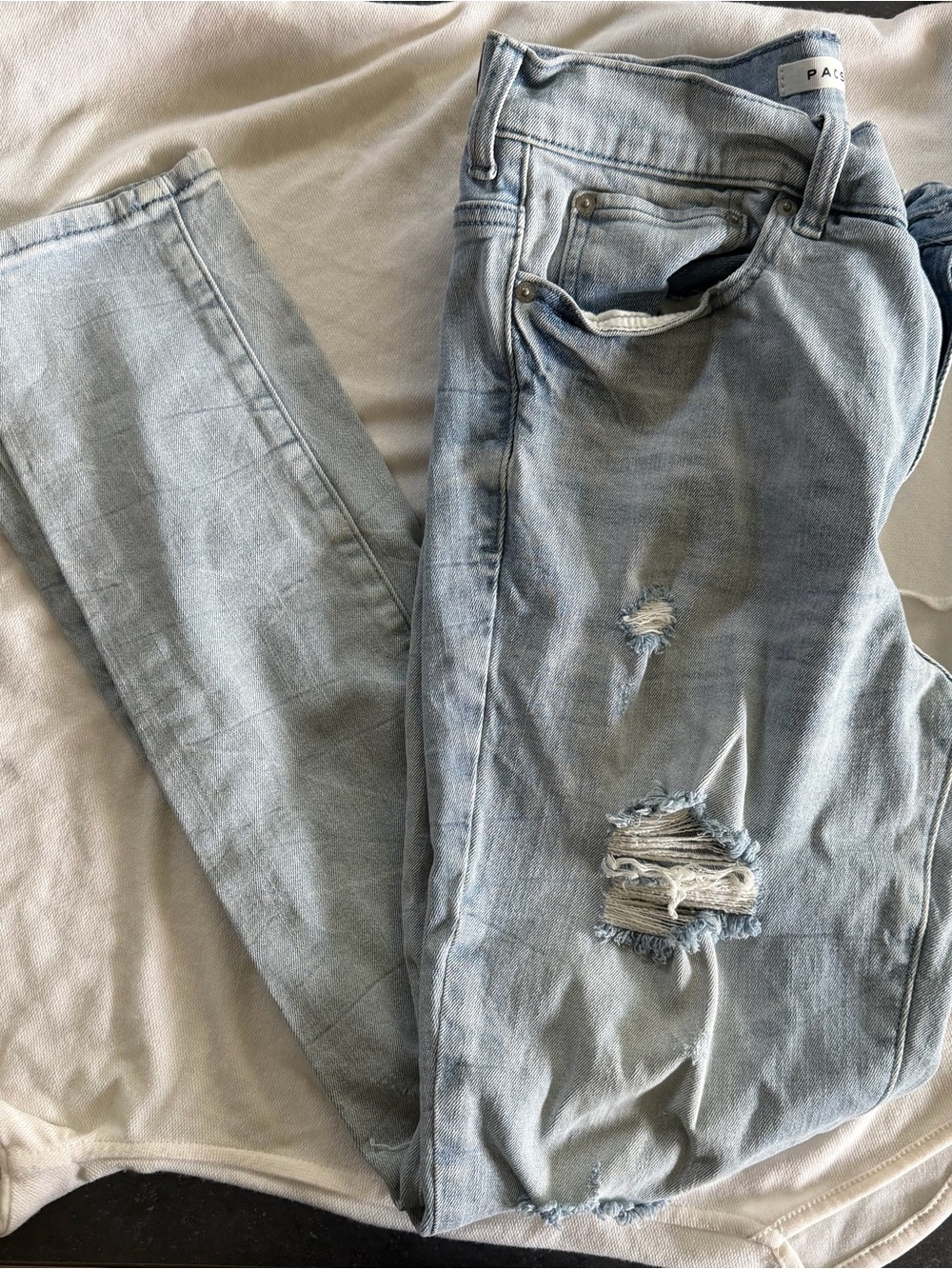PacSun Light Blue Distressed Skinny Men’s Jeans